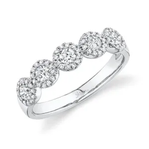 0.57ctw Diamond Band Ring