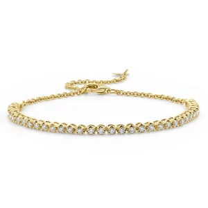 14k Gold & Diamond Bracelet - 0.54ct