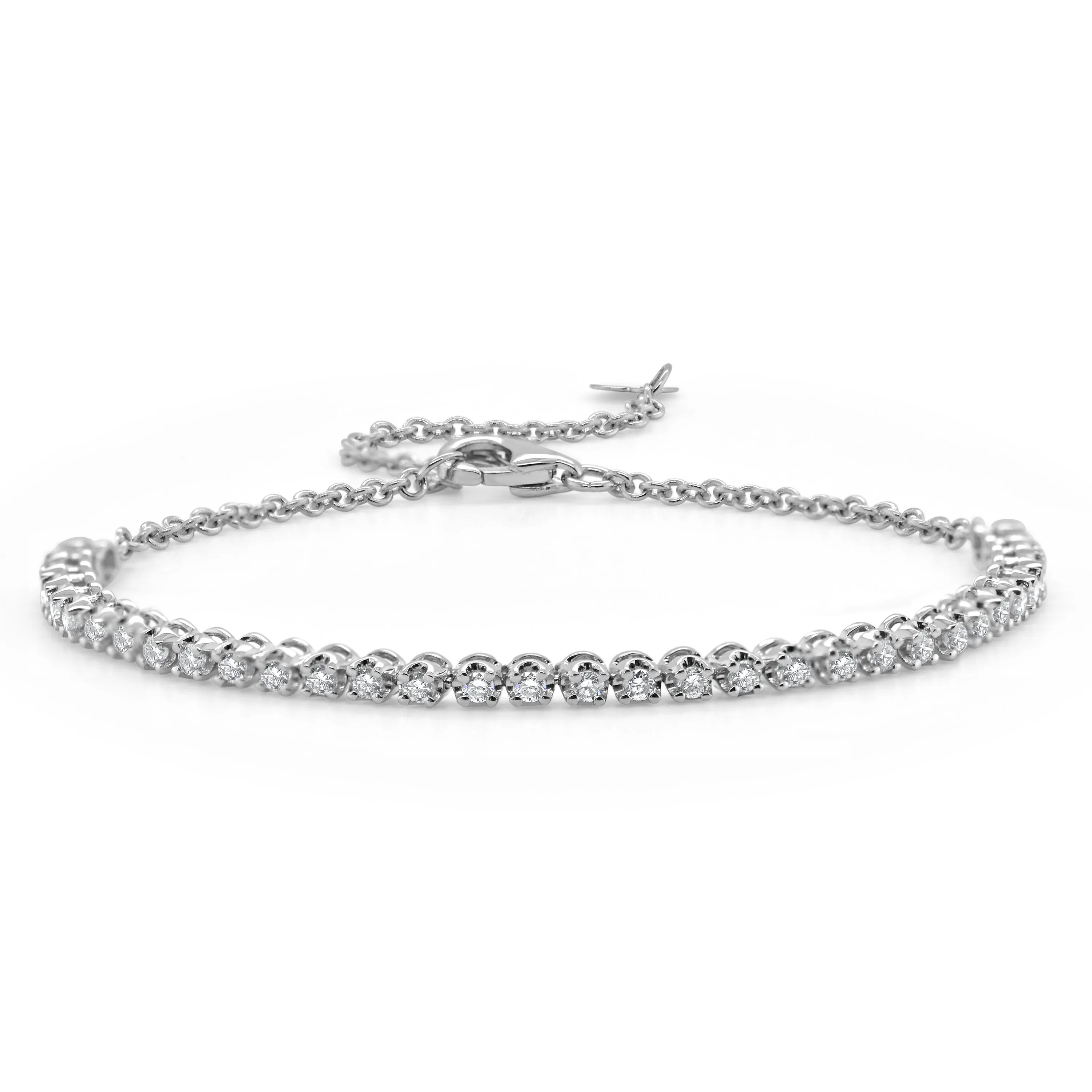 14k Gold & Diamond Bracelet - 0.54ct