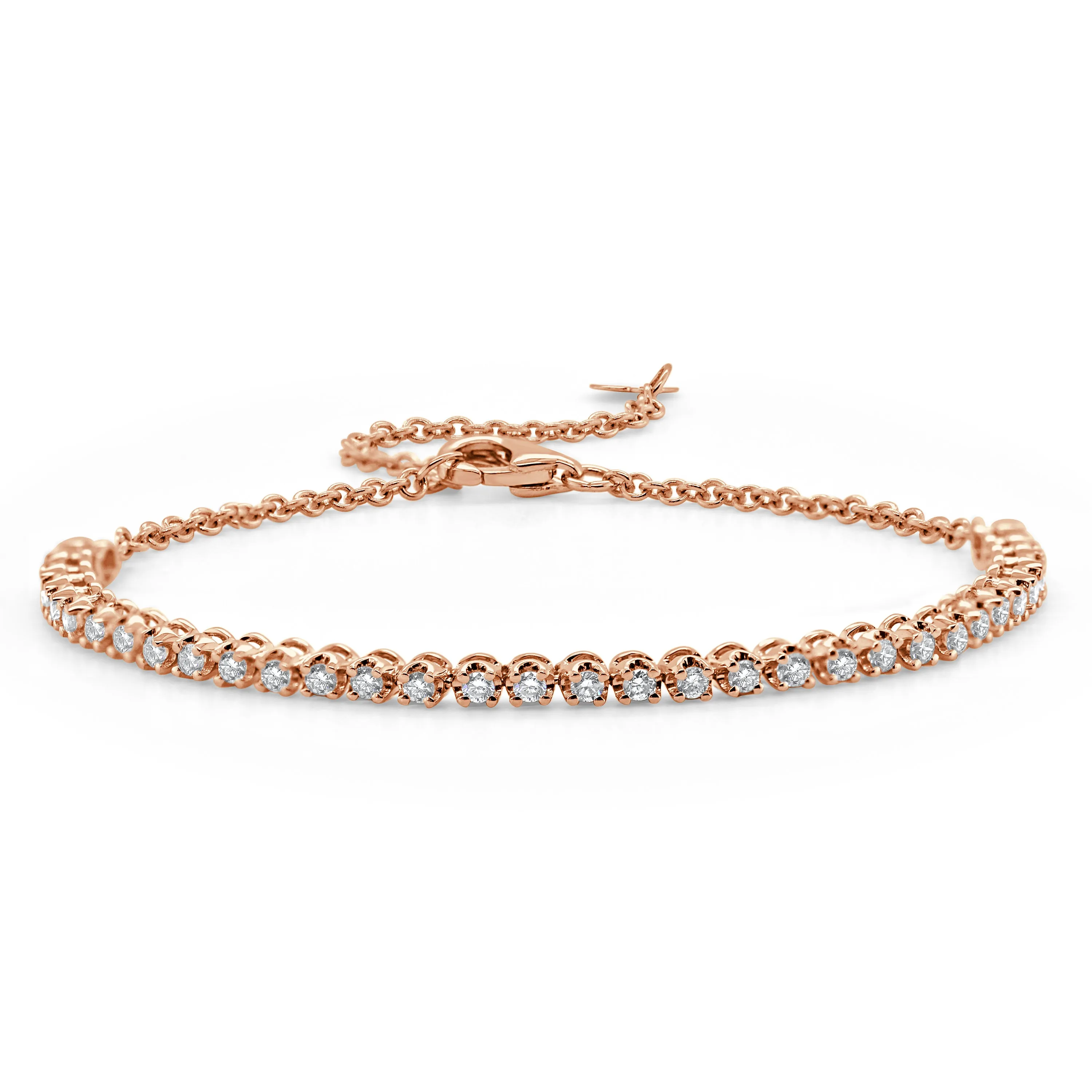 14k Gold & Diamond Bracelet - 0.54ct