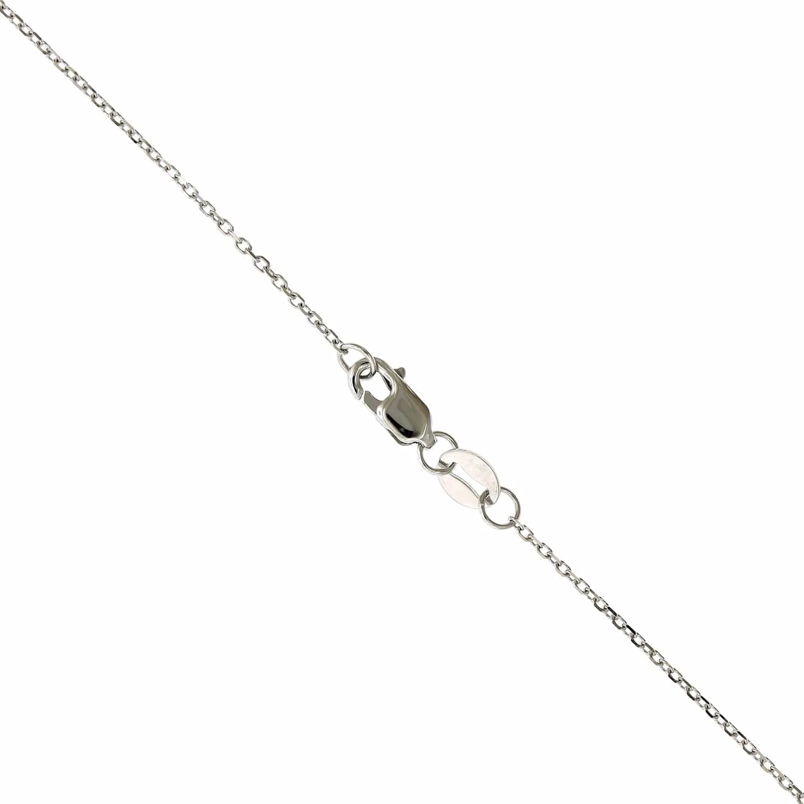 14K White Gold Emerald Cut Emerald Diamond Halo Pendant