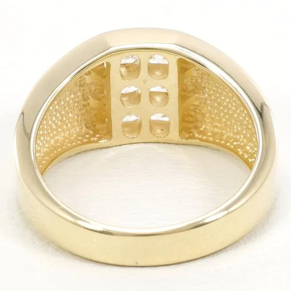 14K Yellow Gold Zircon Ring