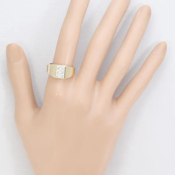 14K Yellow Gold Zircon Ring
