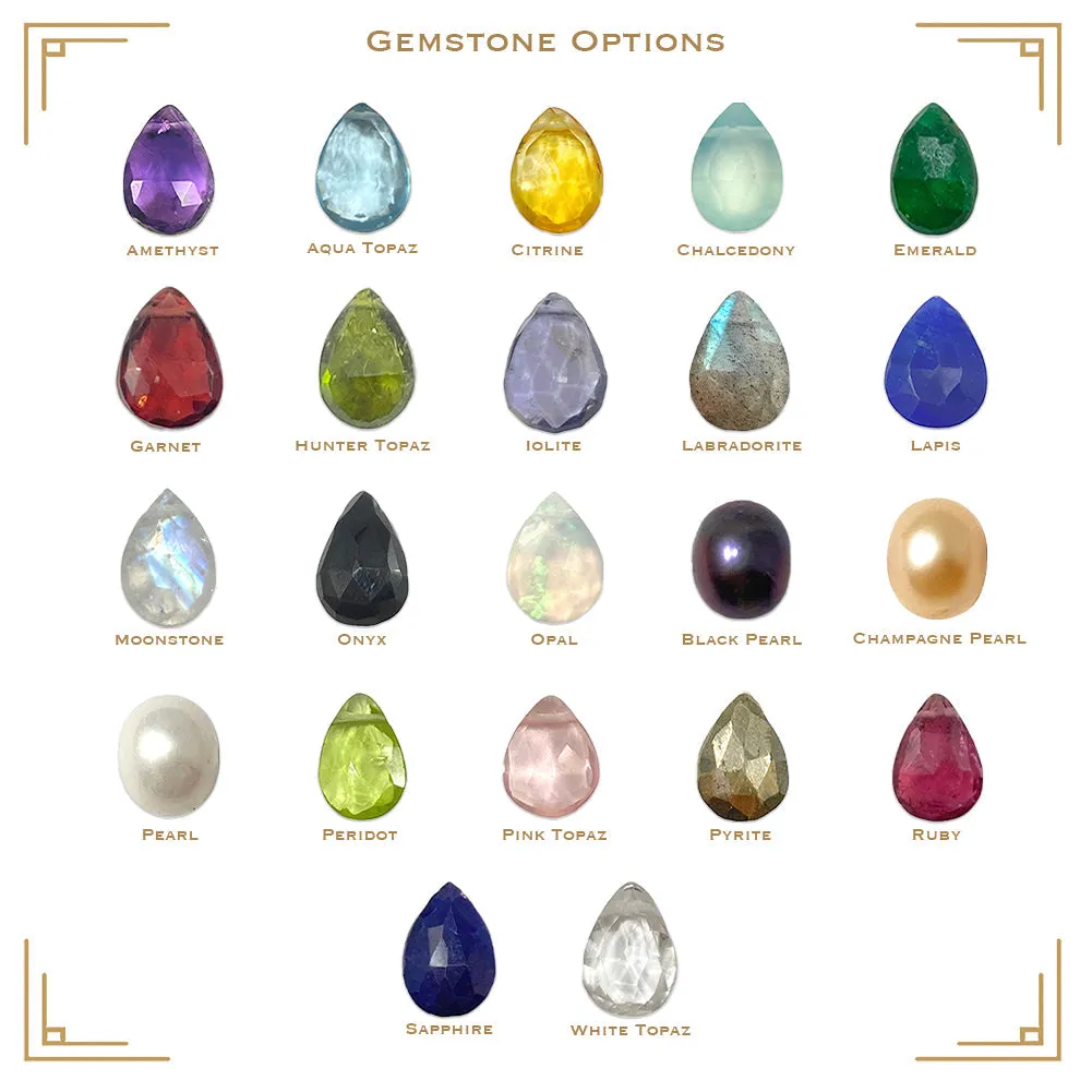 40% Off! Topaz Large Teardrop Necklace