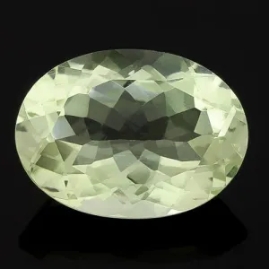 6X8MM OVAL CUT GREEN AMETHYST LIGHT GREEN TEA LOOSE GEMSTONE