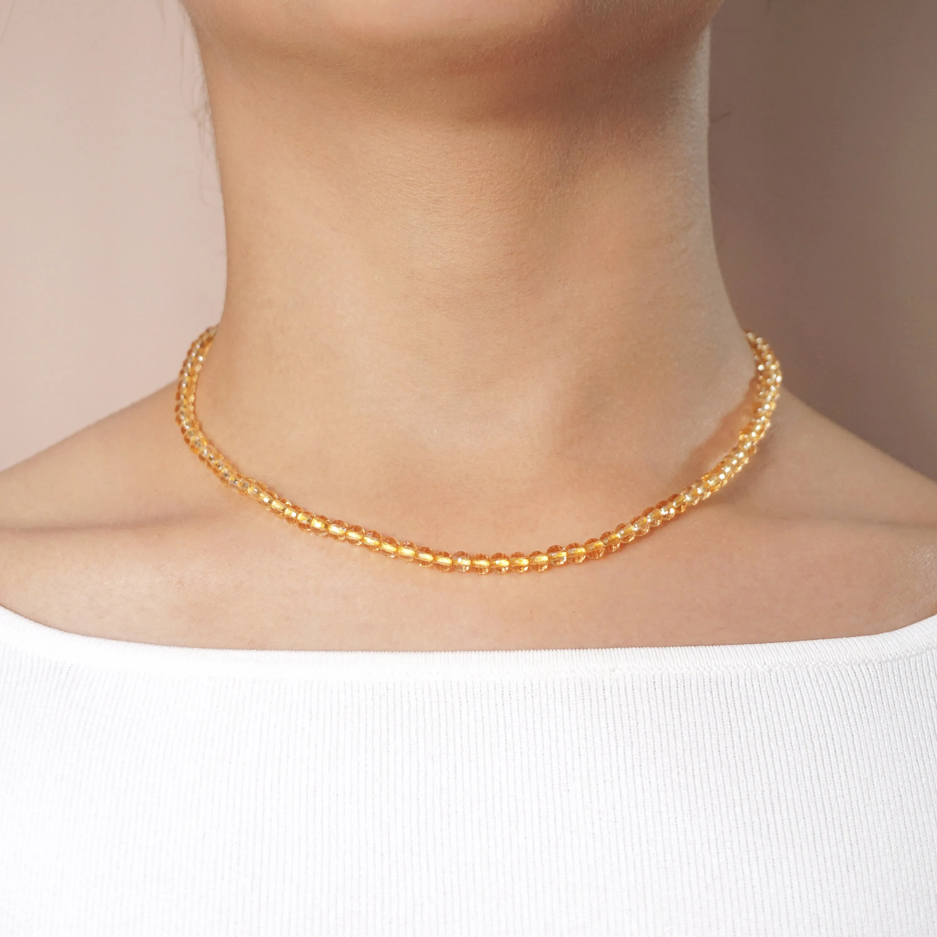 A-Grade Citrine Faceted 4mm