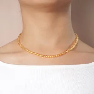 A-Grade Citrine Faceted 4mm