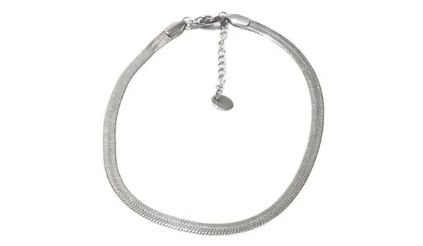 Adjustable Herringbone Chain Anklet