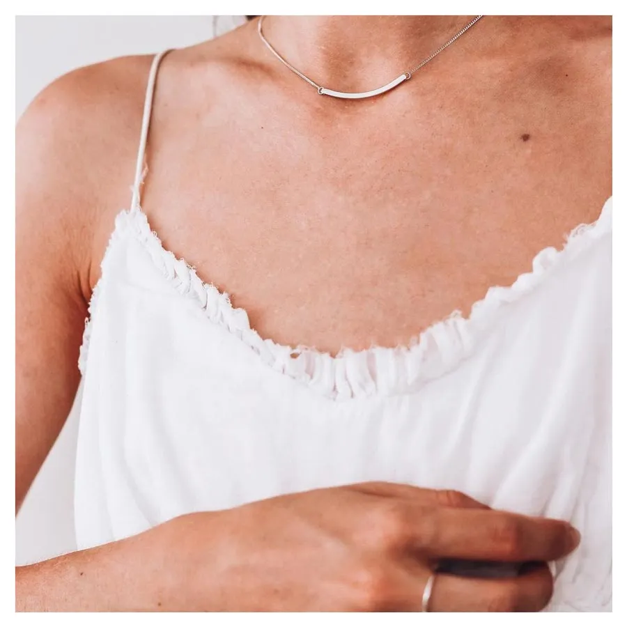 All Bar None Choker Necklace - Silver