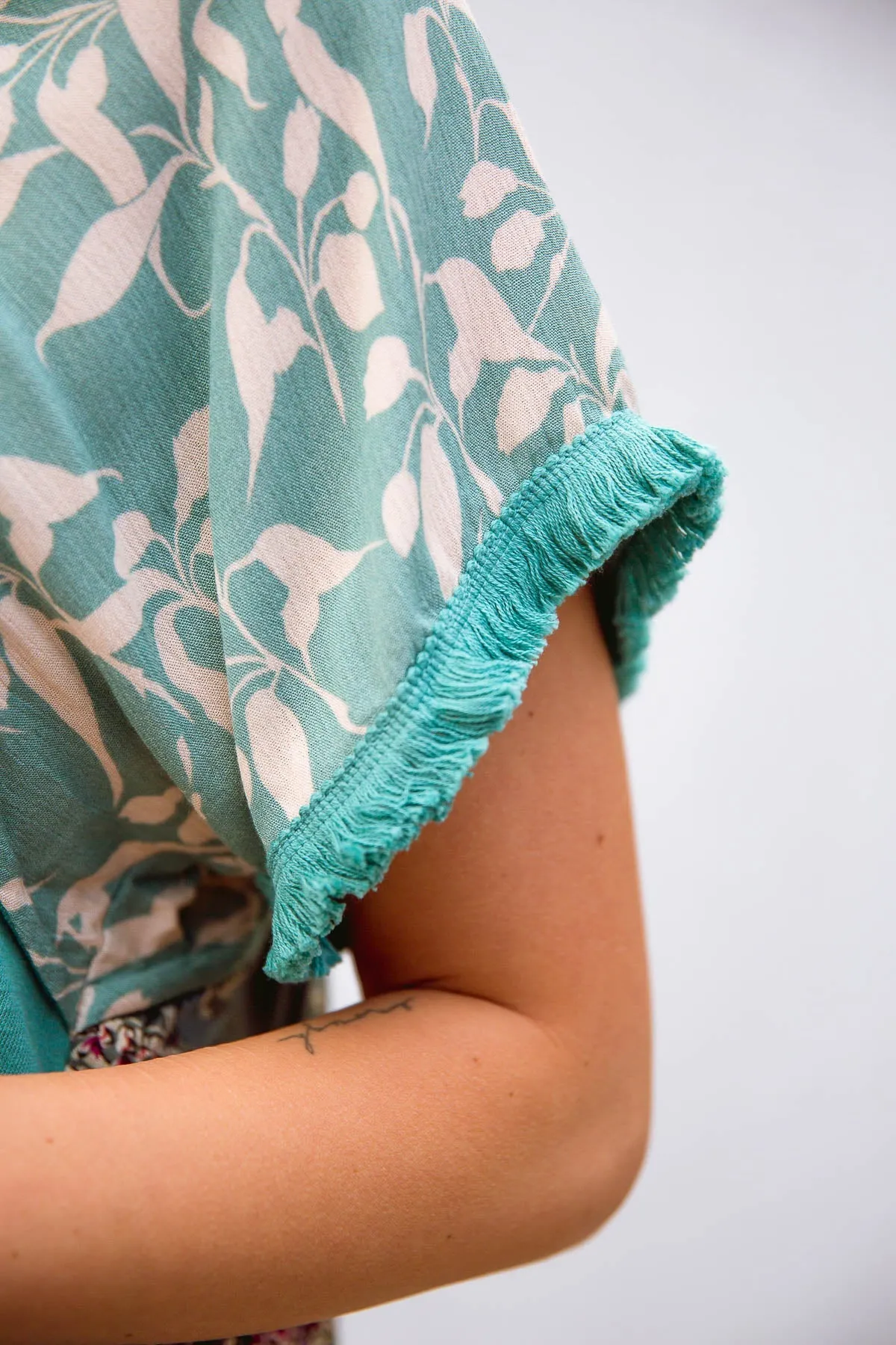 Allegra Top in Emerald