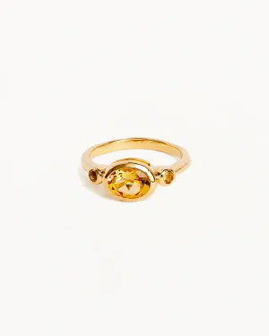 BC Radiant Soul Citrine Ring Gold