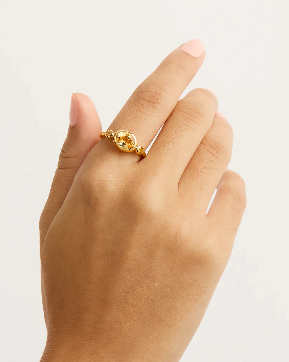 BC Radiant Soul Citrine Ring Gold
