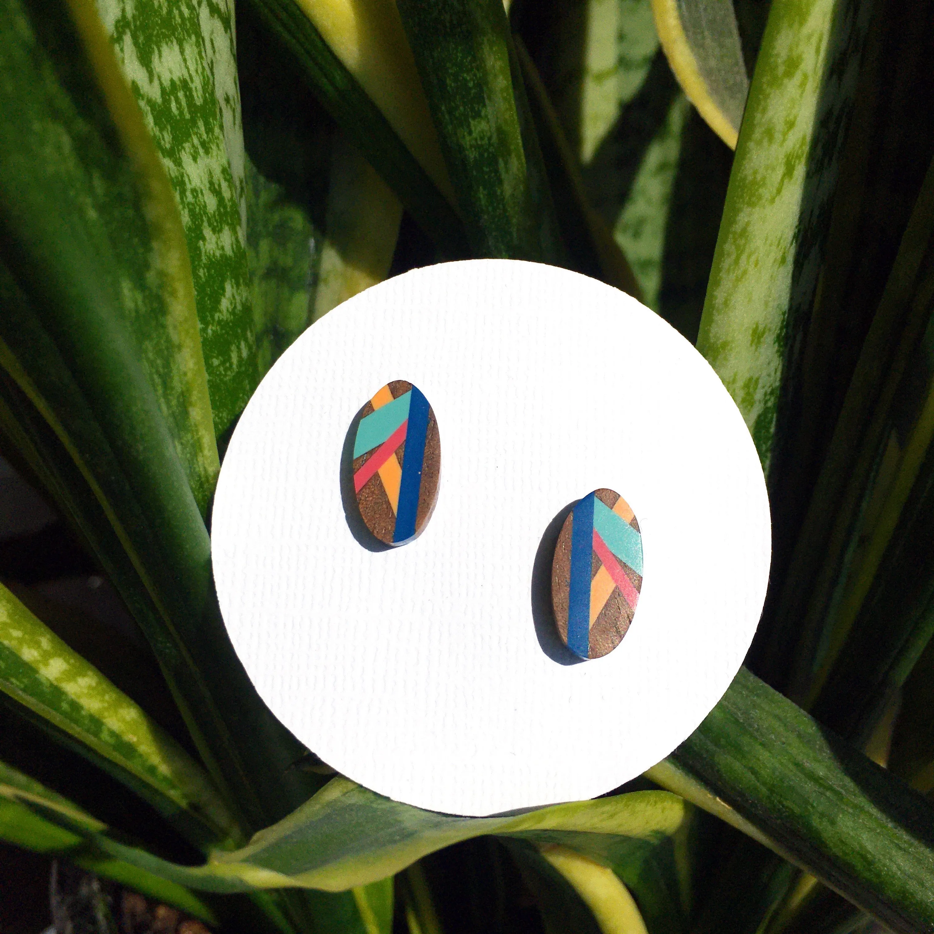 Bird of Paradise Stud Earrings