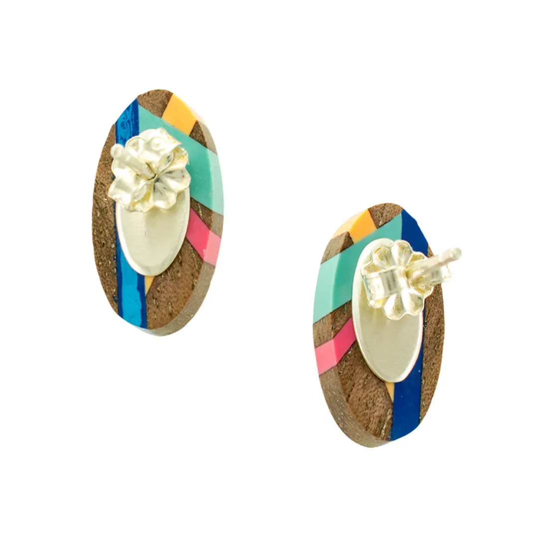 Bird of Paradise Stud Earrings