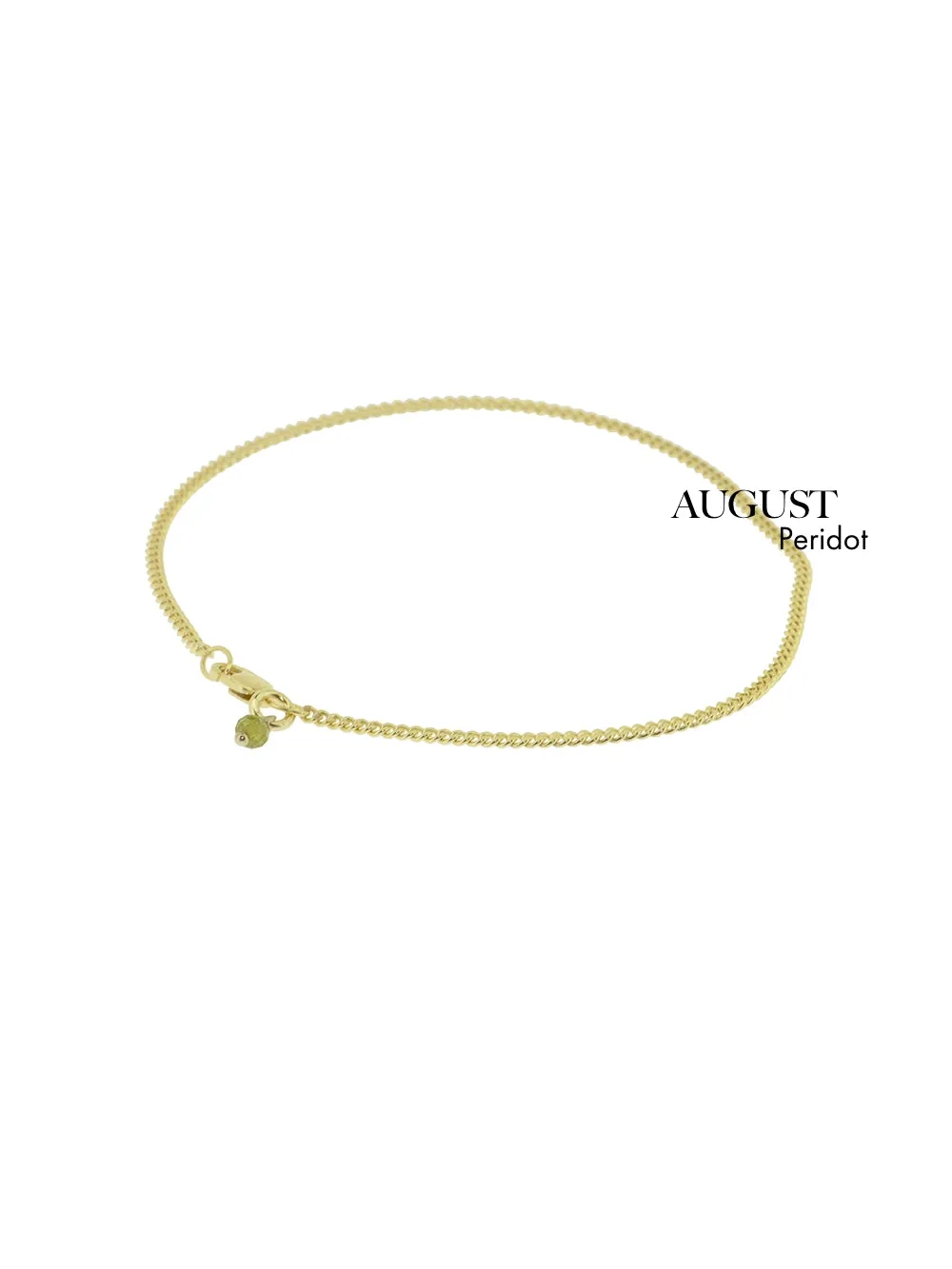 Birthstone August - Peridot | 14K Gold Plated