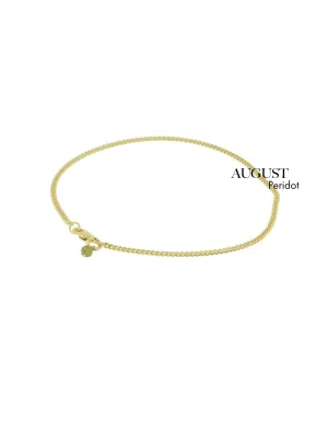 Birthstone August - Peridot | 14K Gold Plated
