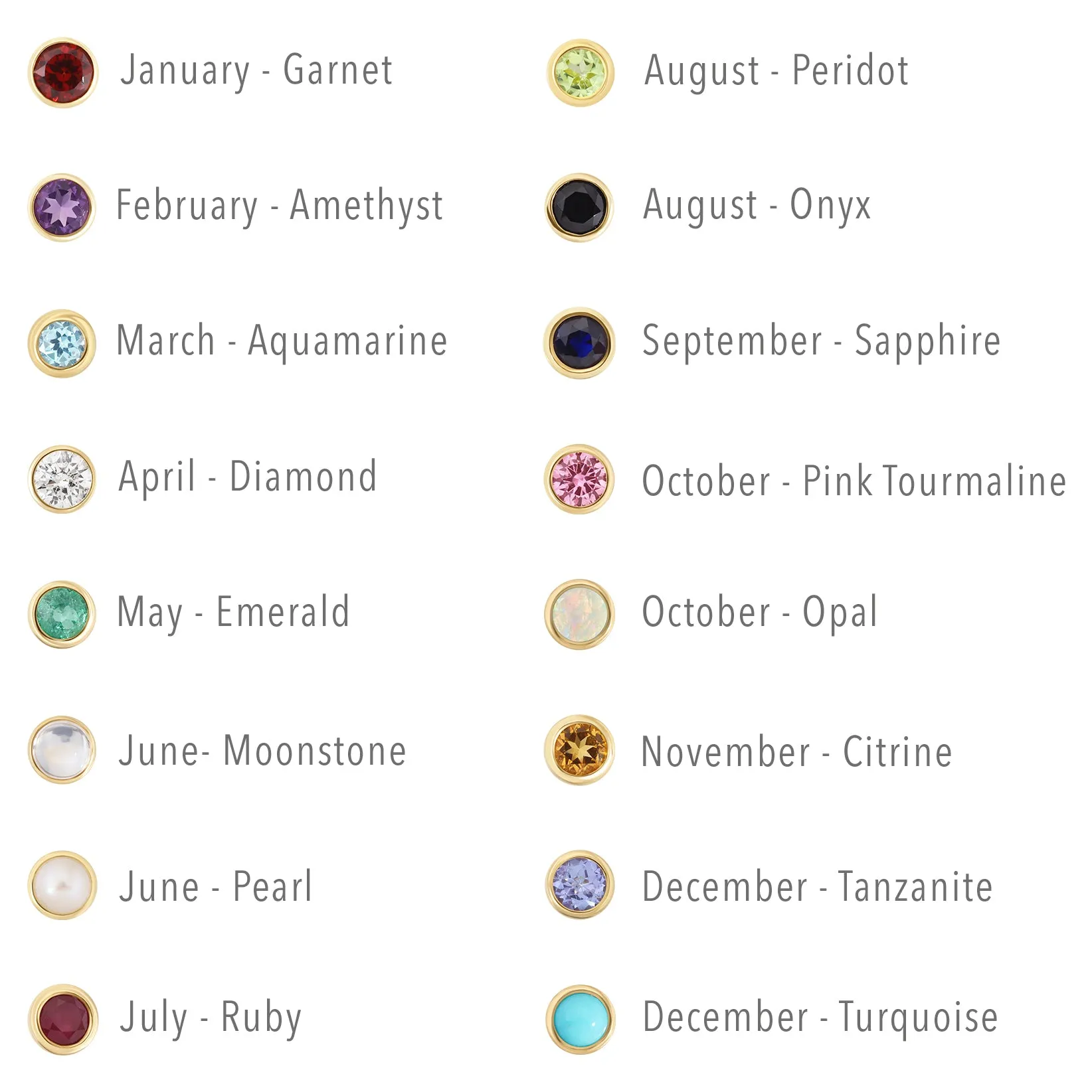 Birthstone Stud - Sapphire (September)
