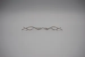Branch Rhodium Dangle Earrings