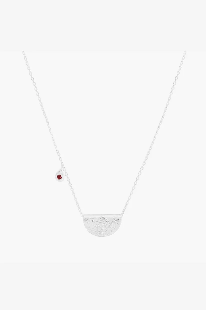 By Charlotte Embrace Your Path Necklace - Silver