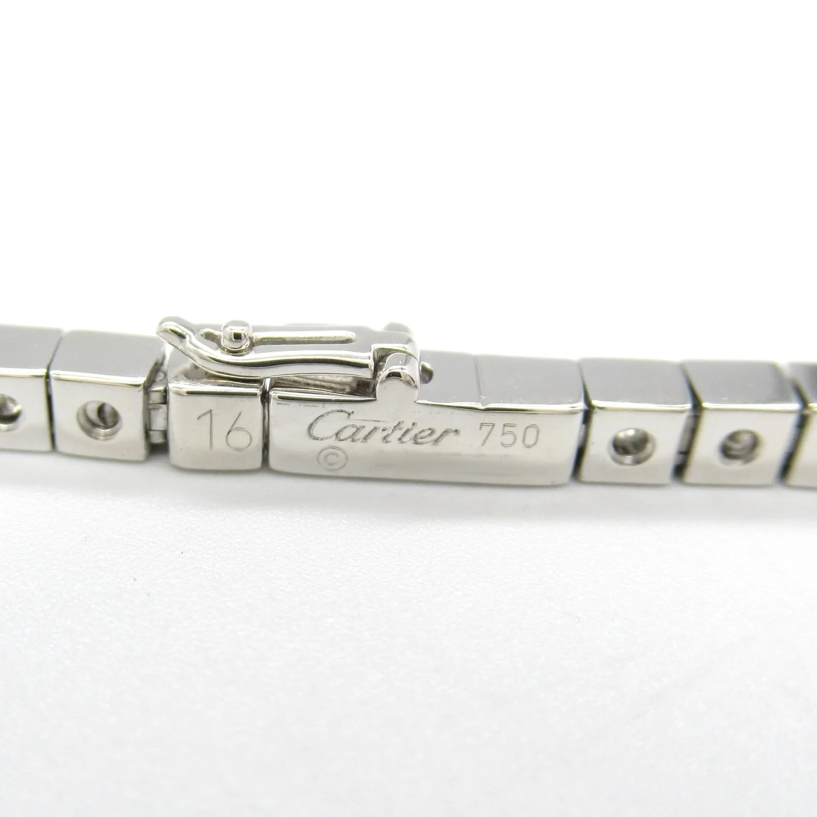 Cartier Diamond K18WG Full Diamond Bracelet