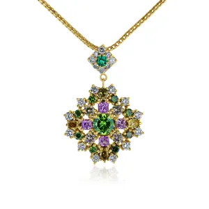 Chrysanthemum Prism Necklace