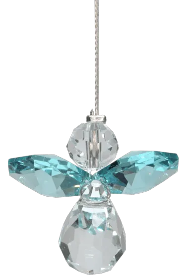 Classic Crystal - Guardian Angel - Blue Zircon