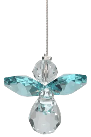 Classic Crystal - Guardian Angel - Blue Zircon
