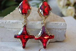 Cross earrings