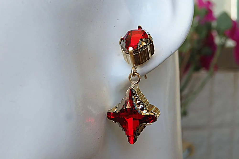 Cross earrings