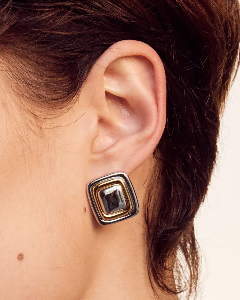 Dalia Two-Tone Studs