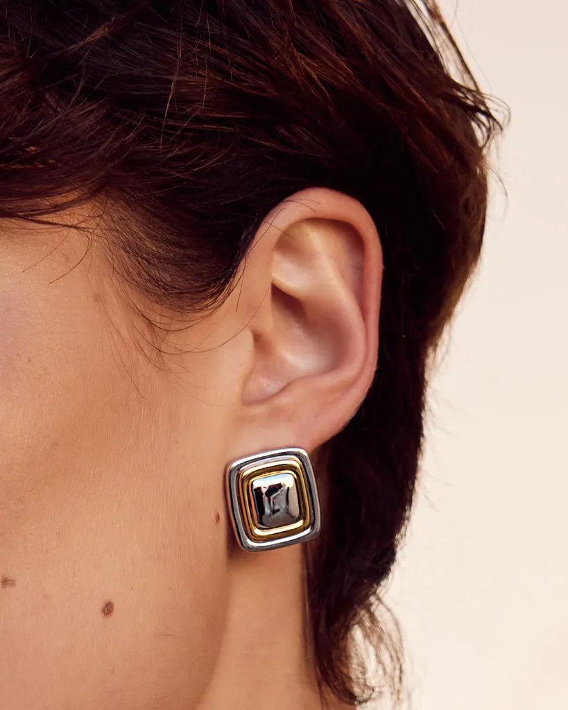 Dalia Two-Tone Studs