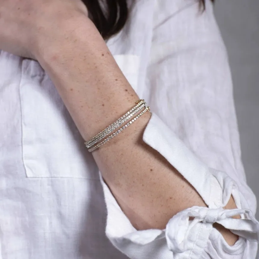 Diamond Eternity Bangle Bracelet