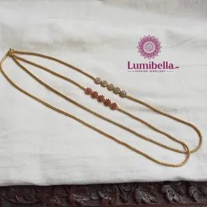 Diamond Replica Mugappu Chain