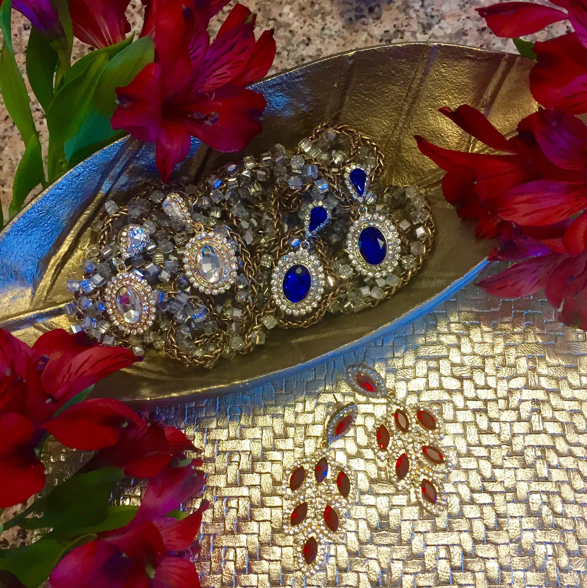 Diana Crystal Bridal Earrings