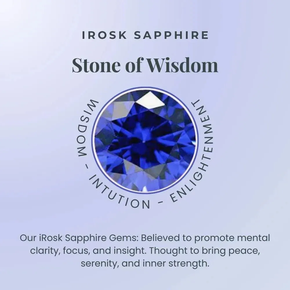 Elegant Oval Blue Sapphire Earrings in Sterling Silver - Irosk Australia®