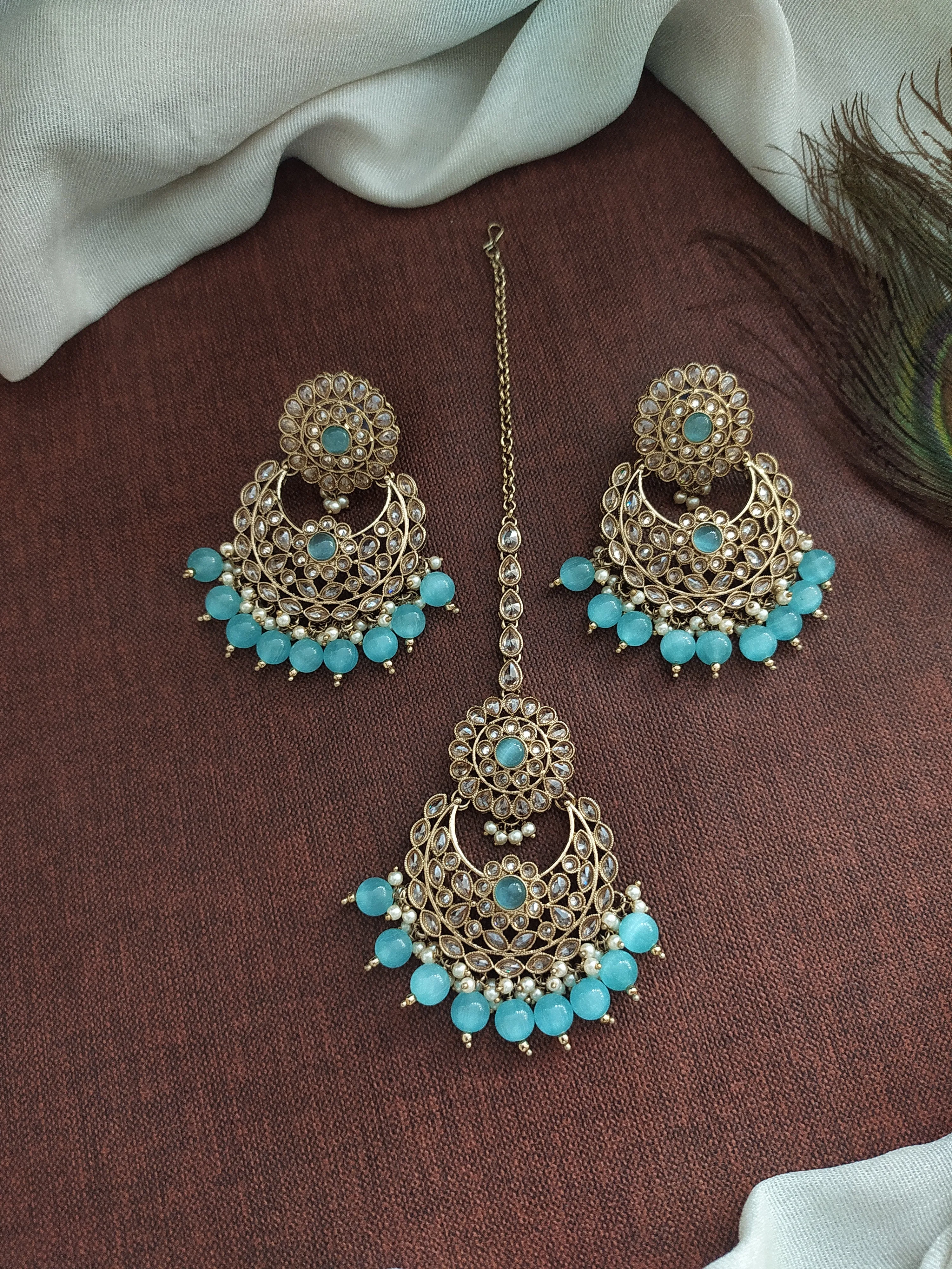 Embrace Cultural Grandeur With Heavy Design Multilayer Mehandi Choker Set