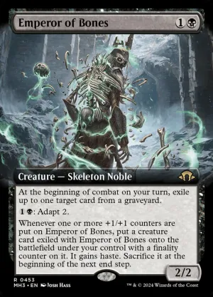 Emperor of Bones Extended Art Modern Horizons 3 #453