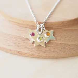 Family Birthstone Necklace