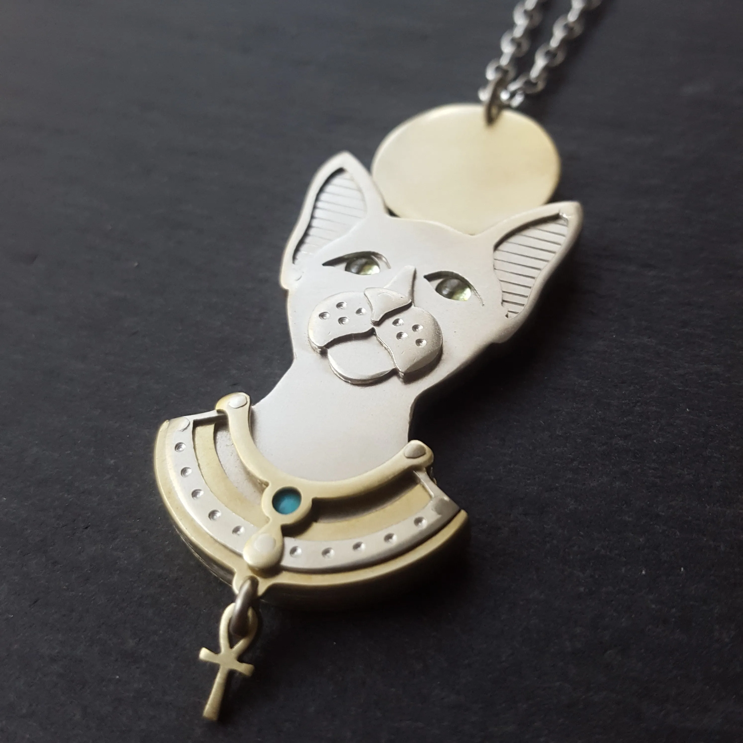 Handcut Baast Amulet
