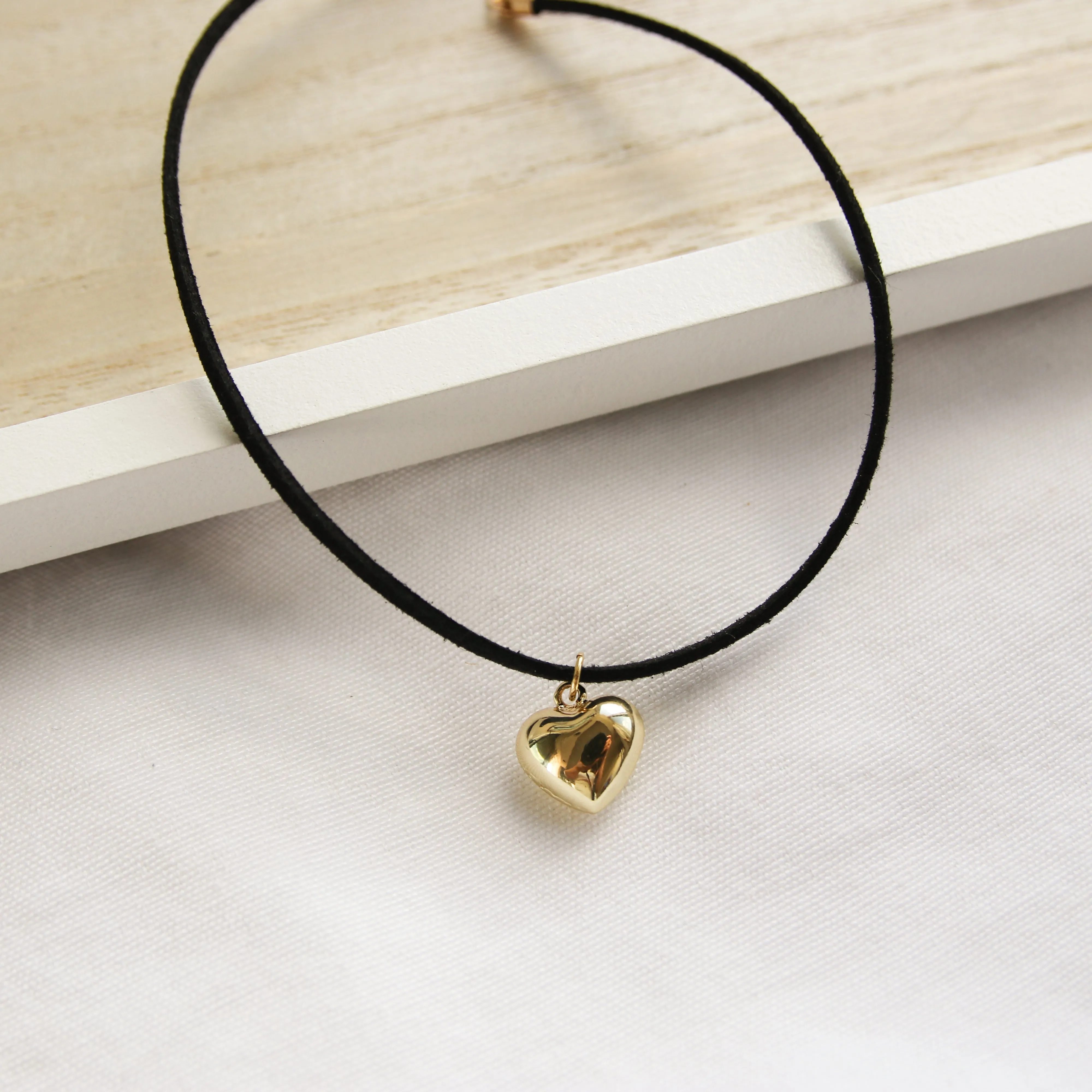 Heart Dainty Velvet Choker