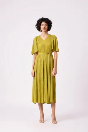 Ingrid Dress - Peridot Green