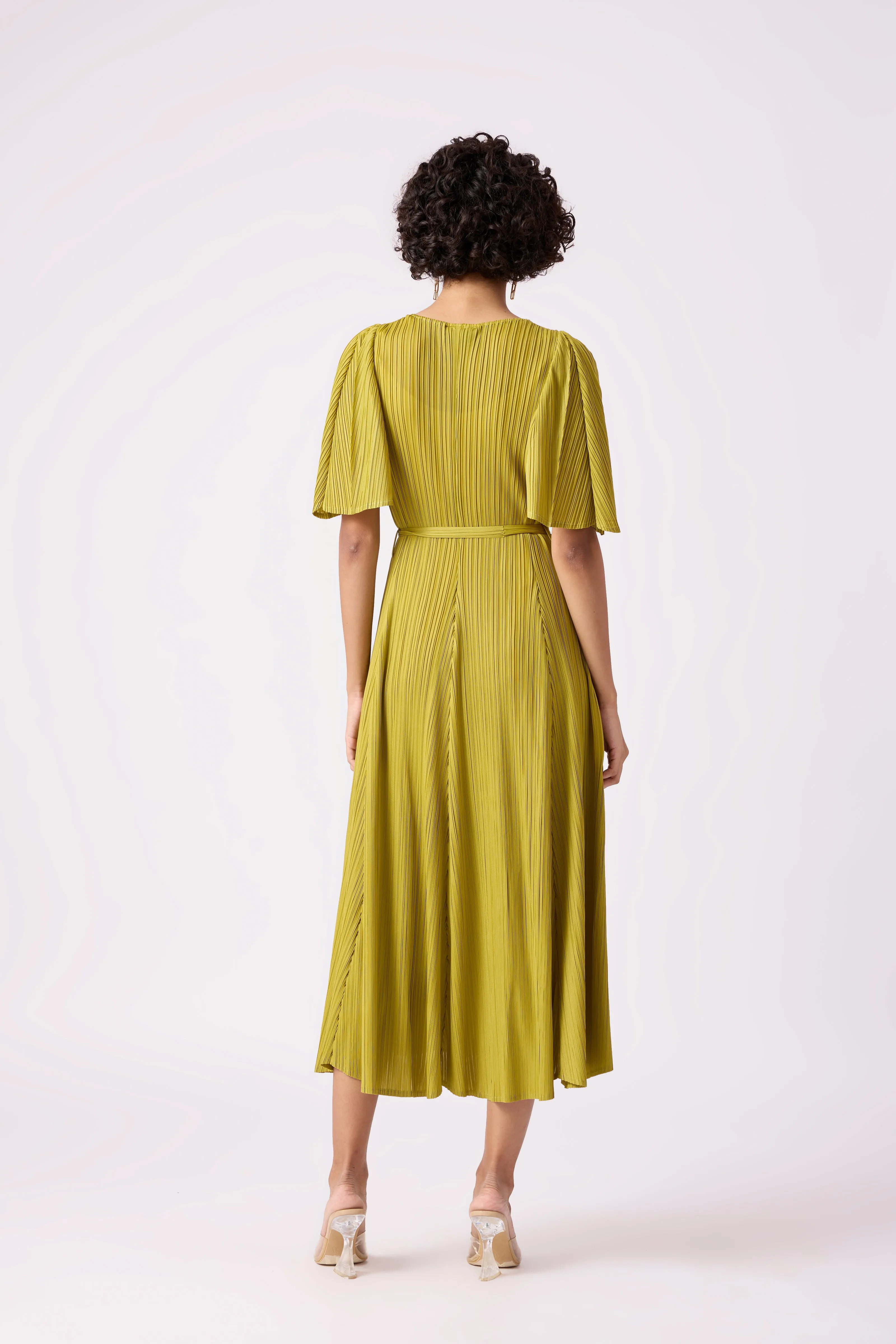 Ingrid Dress - Peridot Green