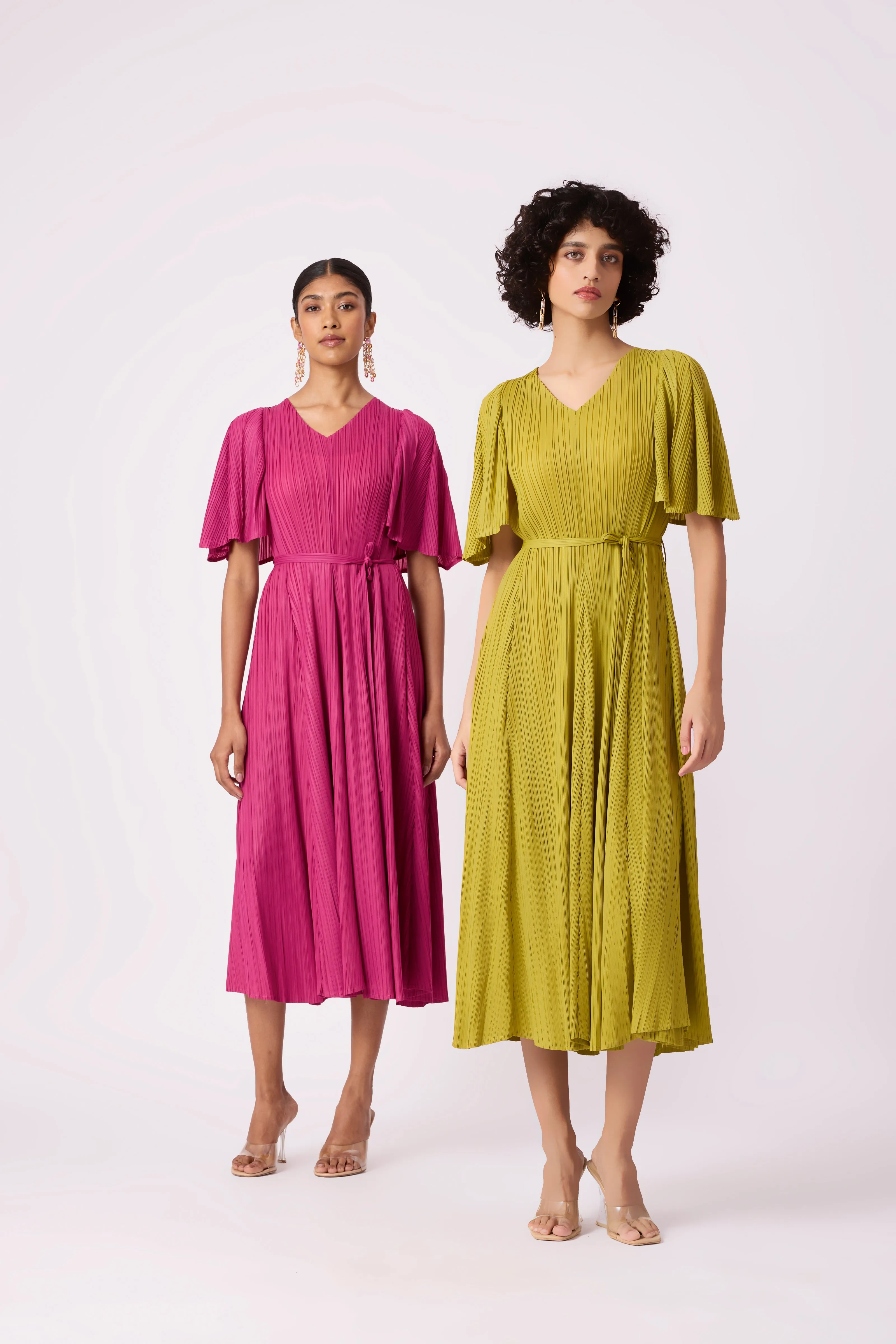 Ingrid Dress - Peridot Green