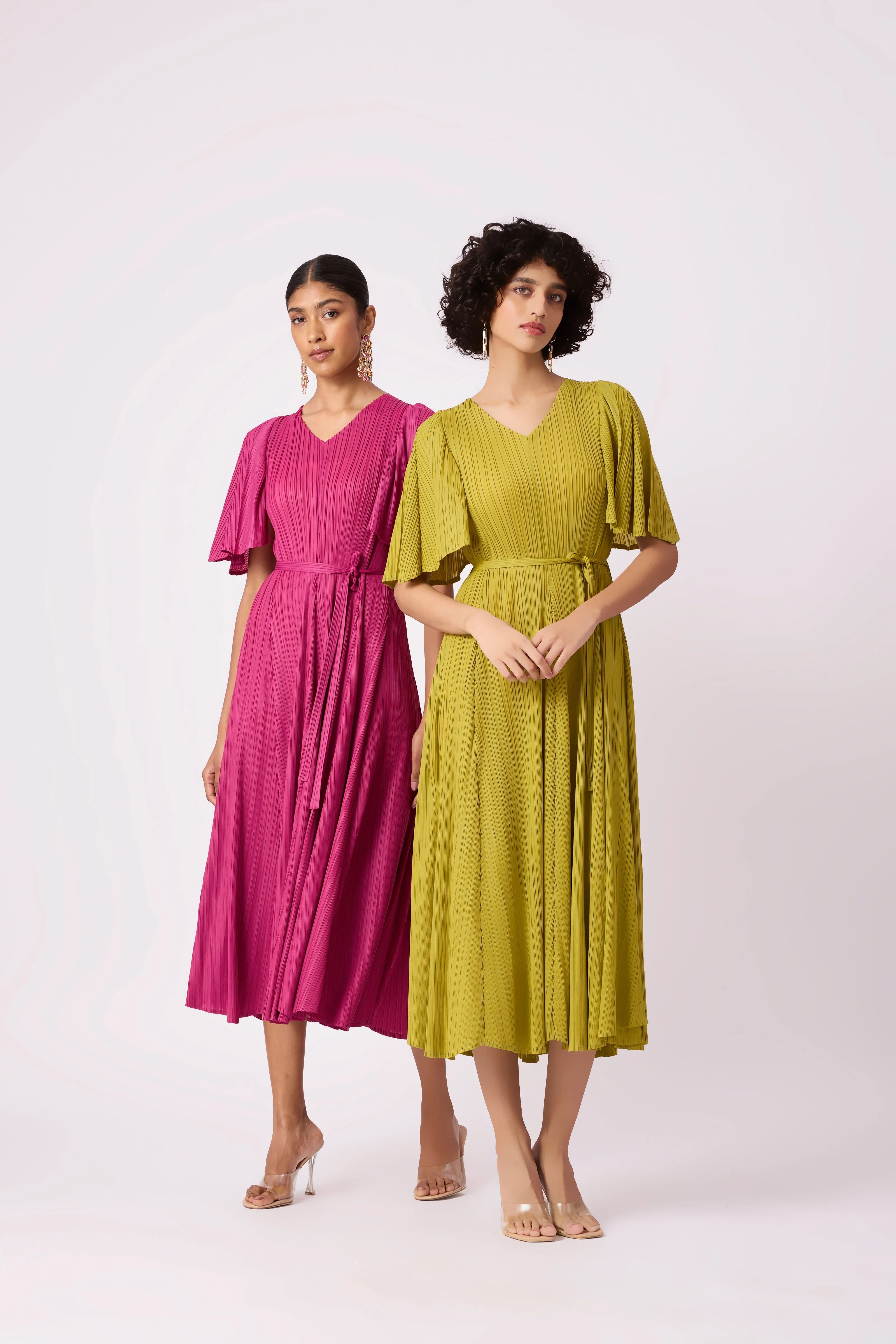 Ingrid Dress - Peridot Green