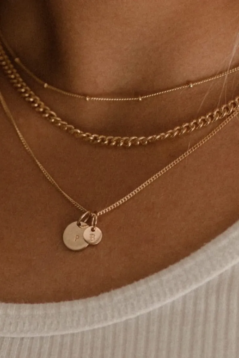 Initial Pendant - Gold