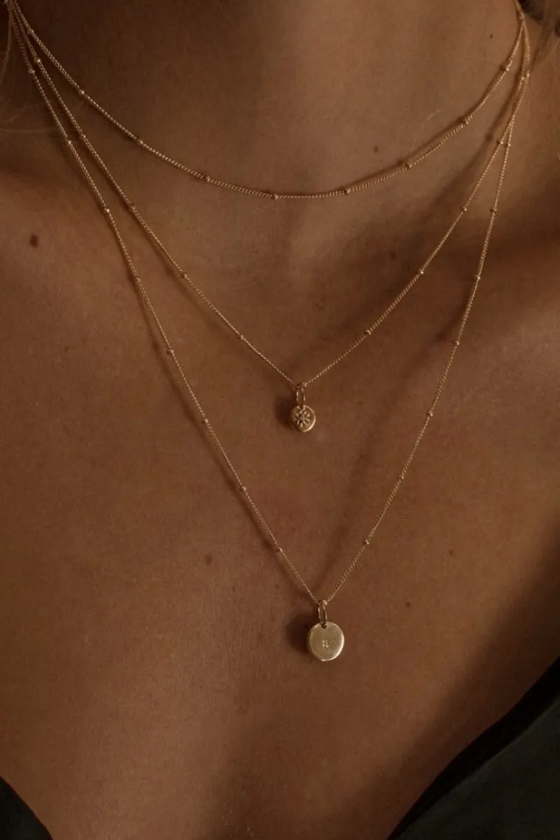 Initial Pendant - Gold