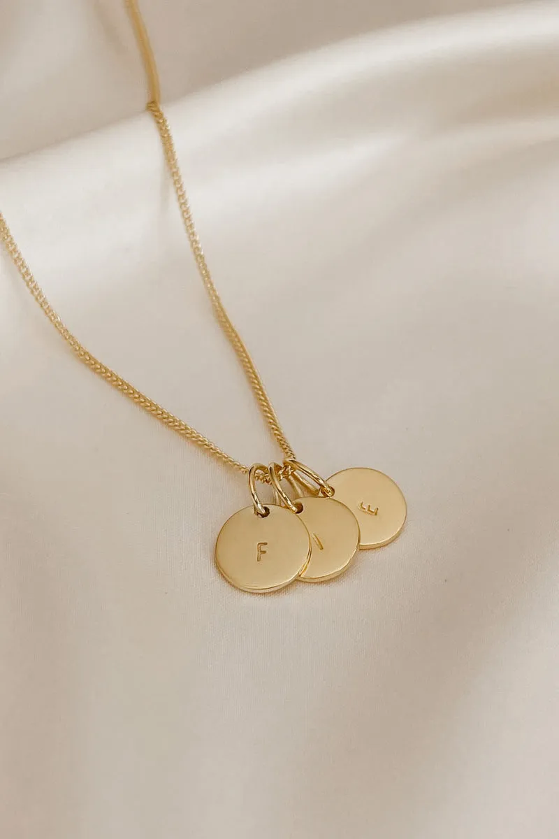 Initial Pendant - Gold
