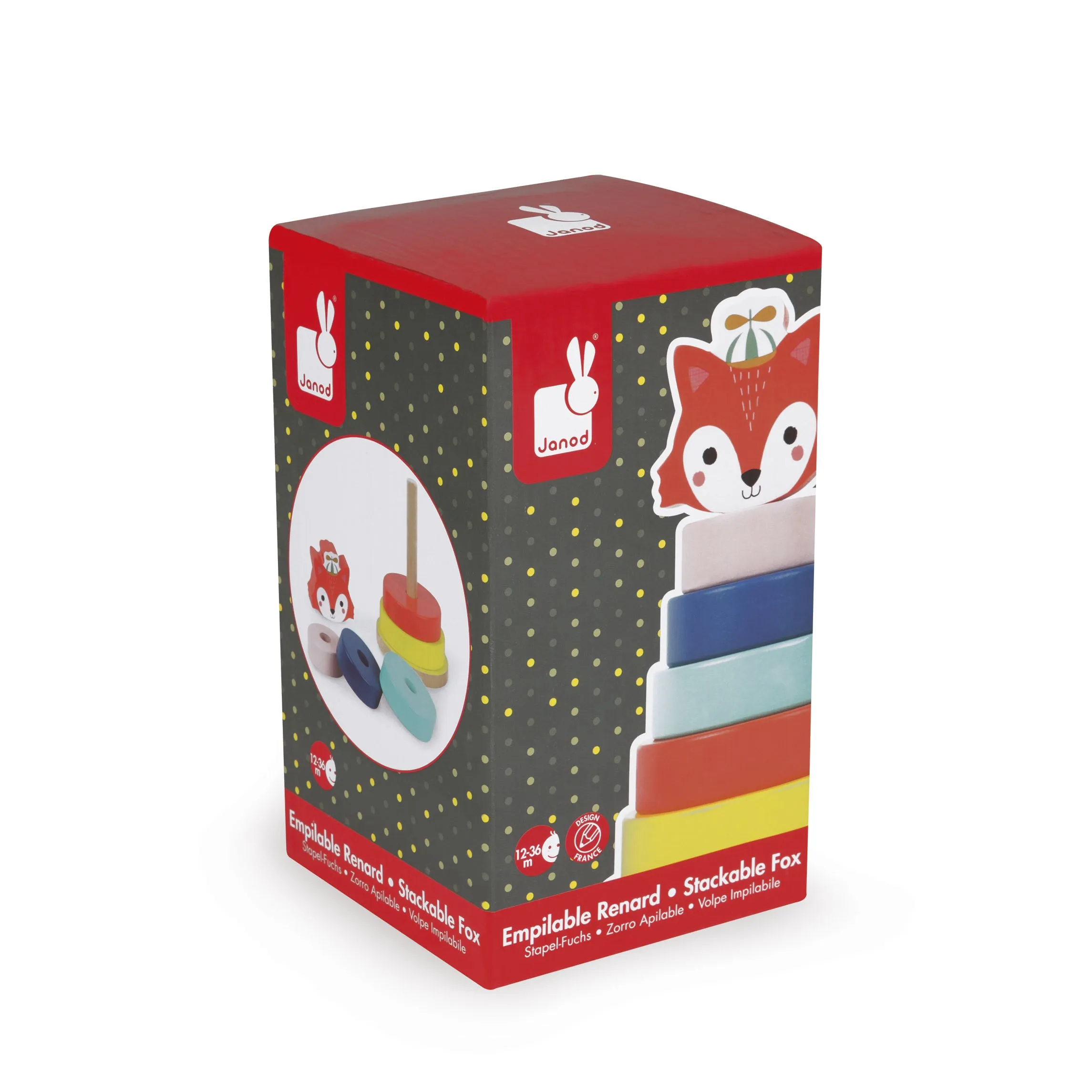 Janod Baby Forest Fox Stacker