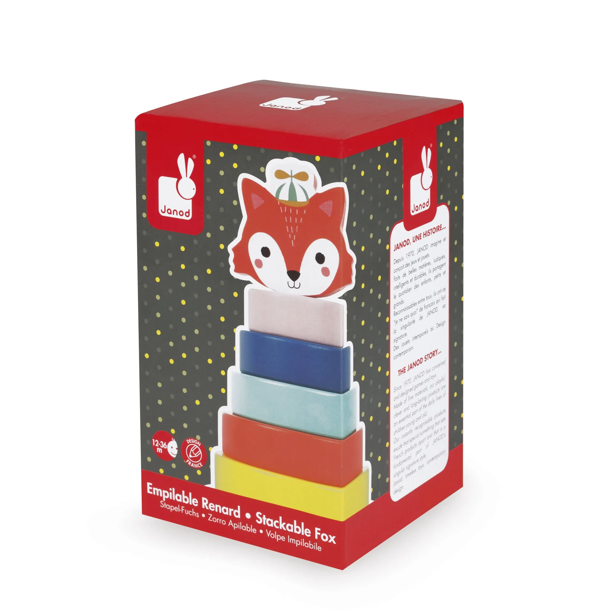 Janod Baby Forest Fox Stacker