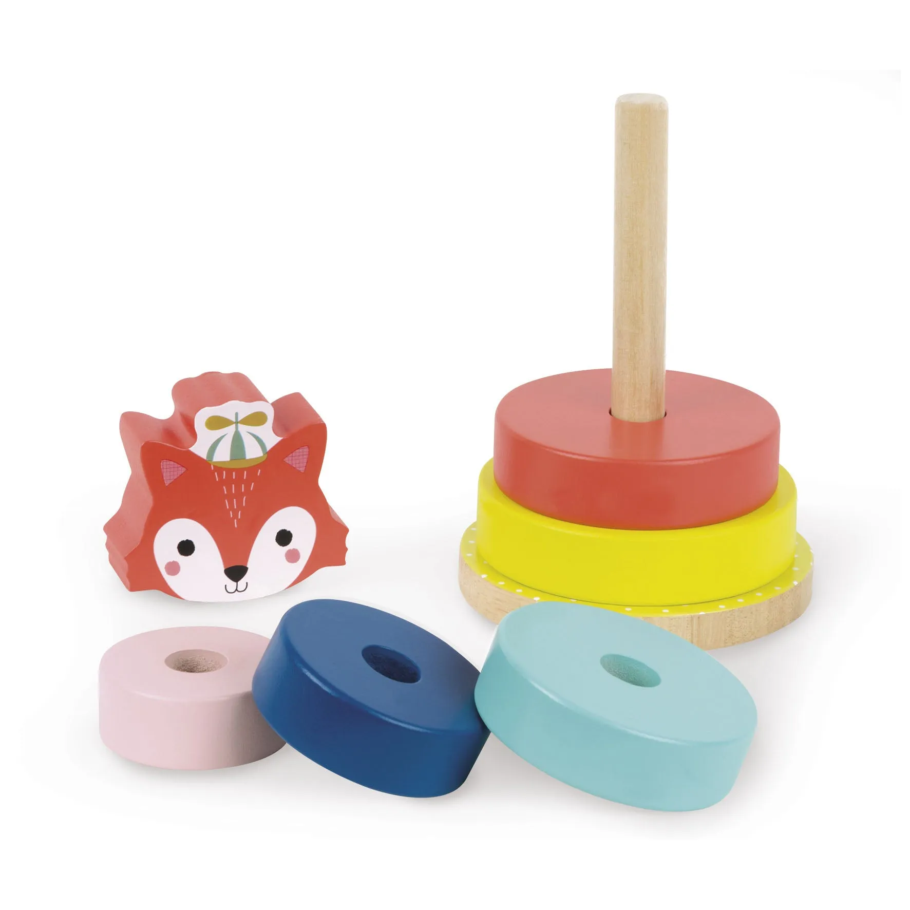 Janod Baby Forest Fox Stacker
